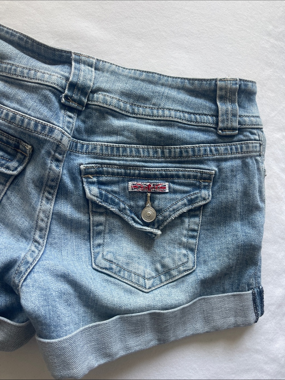 Hudson Size 29” Jean Shorts Light Blue Cuffed Denim Shorts - Picture 10 of 11